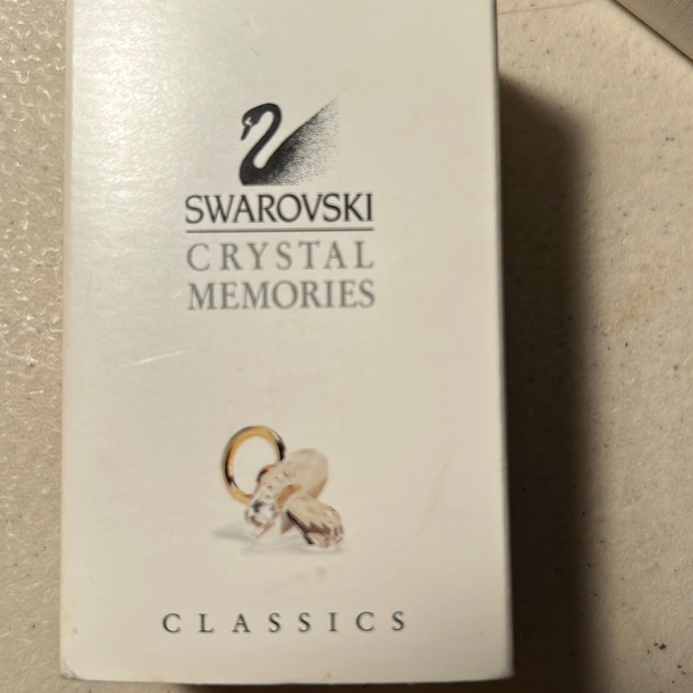 Swarovski Crystal Baby Pacifier Charm